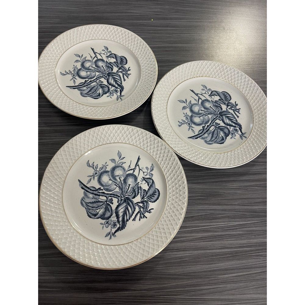 Antique TEA‎ LEAF Ironstone 3 rim 7" Plate Luster~Mellor Taylor England @J